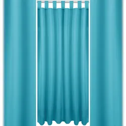 Bestlivings Dekoschal Ellen Schlaufen, 140x145 cm - Türkis