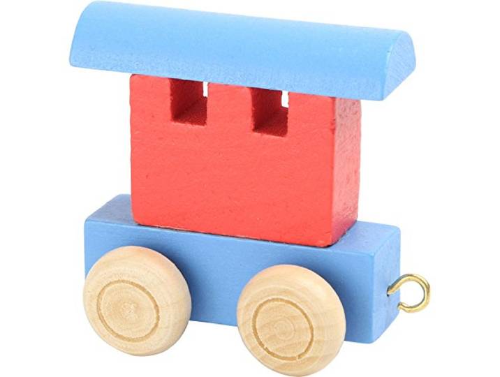 Legler Gekleurde Naam Trein Koets Rood Blauw