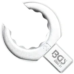 BGS 6904-21 Einsteck-Ringschlüssel offen 21mm für Aufnahme 9 x 12mm