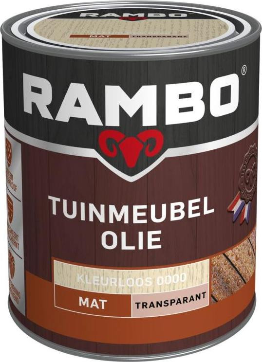 Rambo Tuinmeubelolie Mat Transparant 0,75 l
