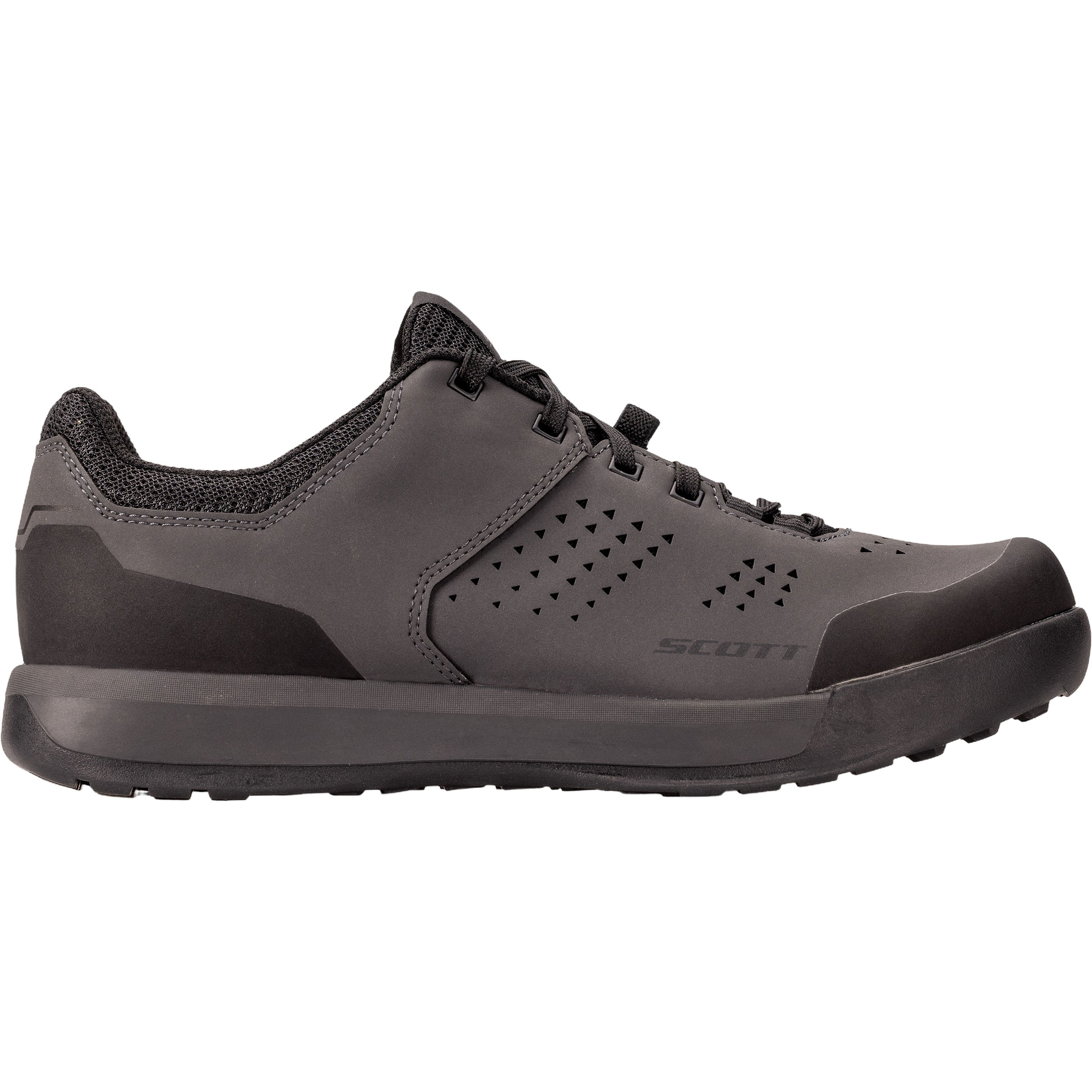 Scott MTB SHR-ALP Flat Lace Radschuhe Herren Fahrradschuhe schwarz Größe 45 Camping Wasserabweisend