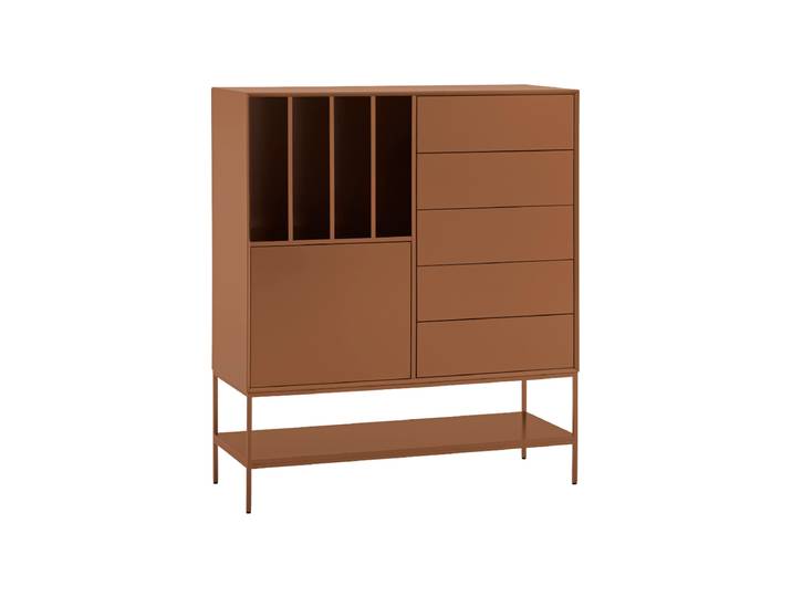 Grosses Design Highboard „Platt“ Clay Teulat