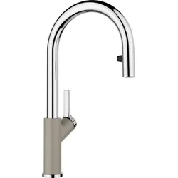 Blanco CARENA-S Vario Küchenarmatur 521376 SILGRANIT-Look tartufo/chrom