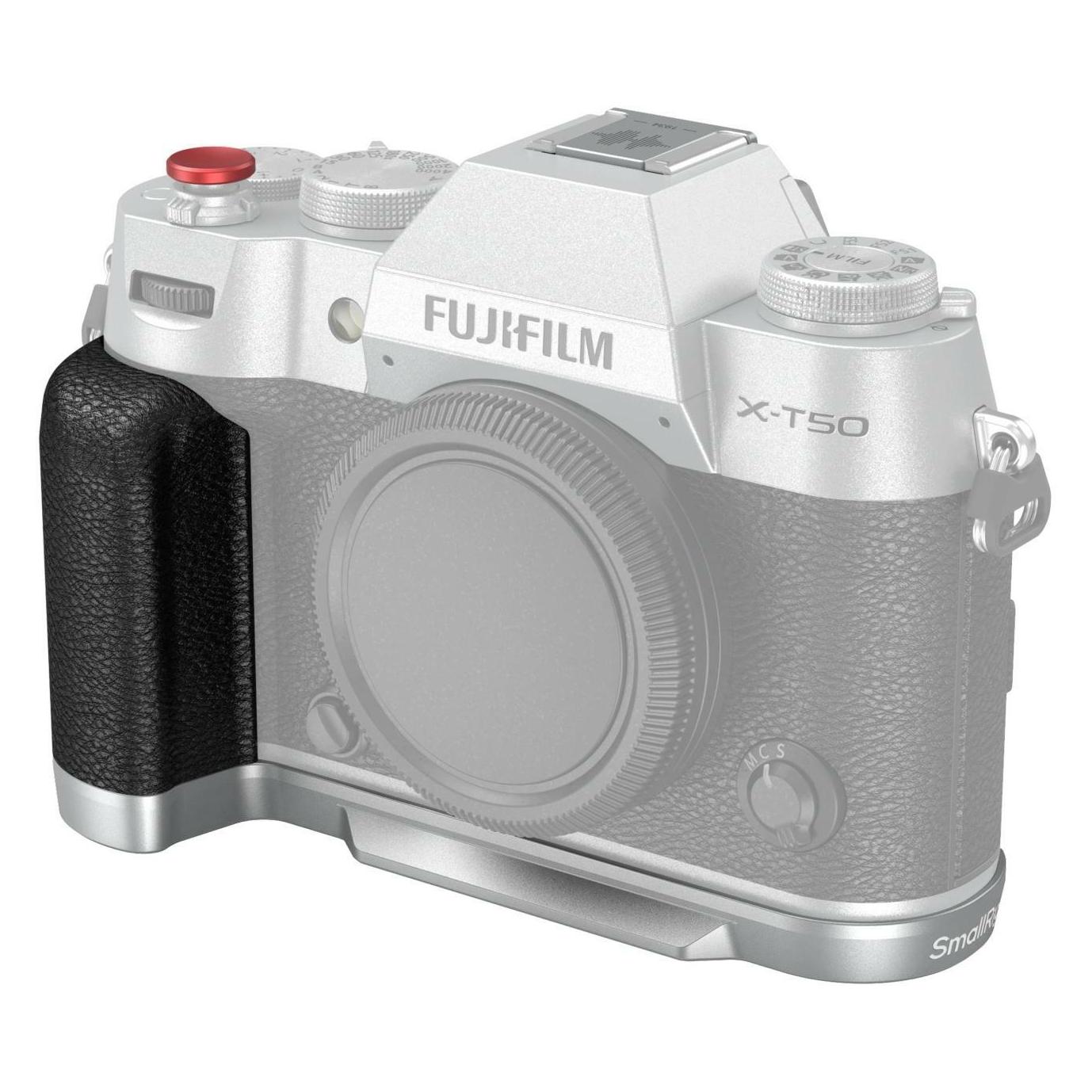 SmallRig L-Halterung mit Griff für FUJIFILM X-T50 (silber) - 4713C (Griff) (4713C)