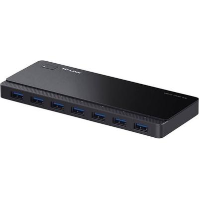 TP-LINK UH700 USB-Hub 7 Port USB-A USB 3.0 5 GBit/s Schwarz UH700