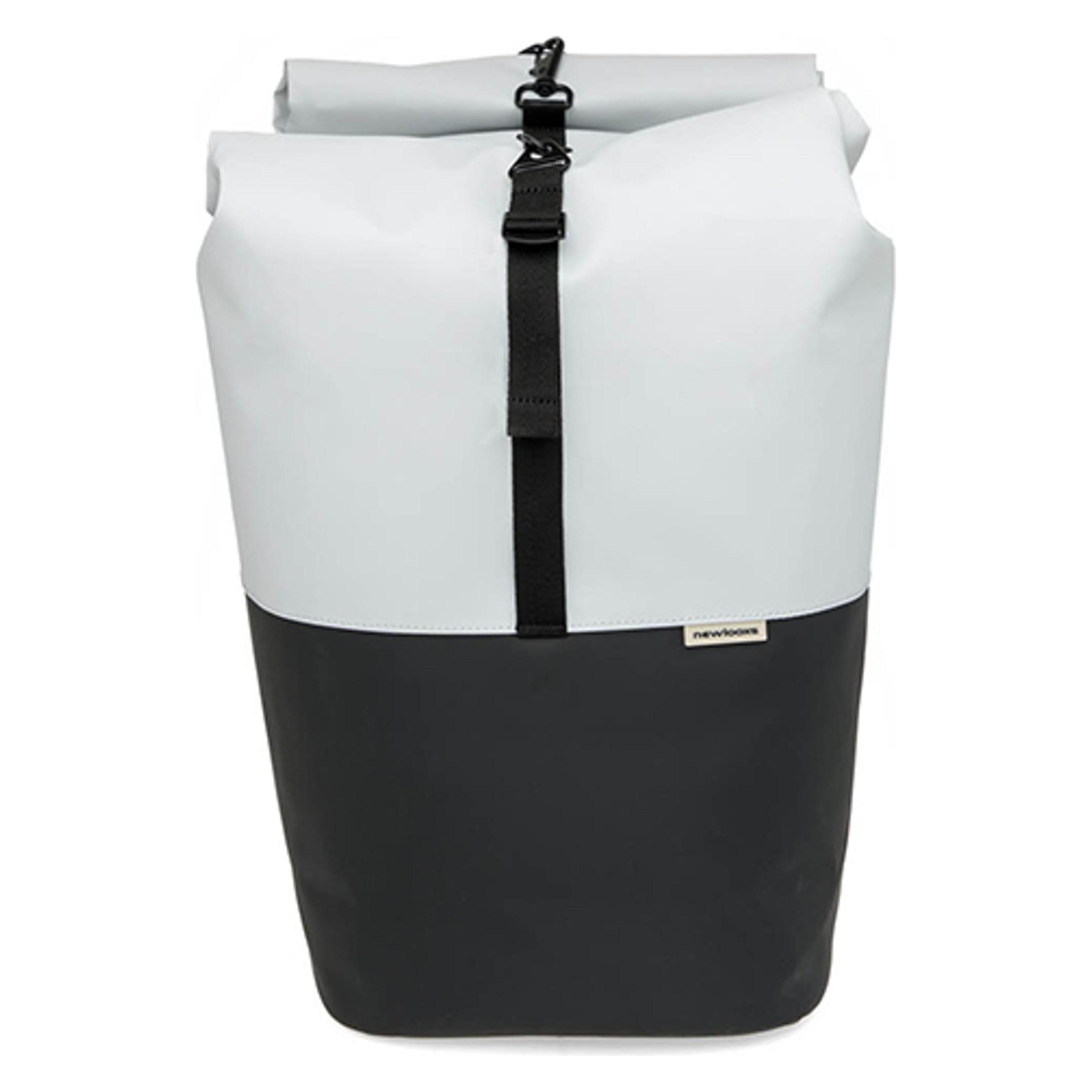 New Looxs Tasche Nyborg Double light grey black (34 l, Gepäckträgertasche) (527782)