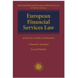 European Financial Services Law, Fachbücher von Matthias Lehmann, Christoph Kumpan