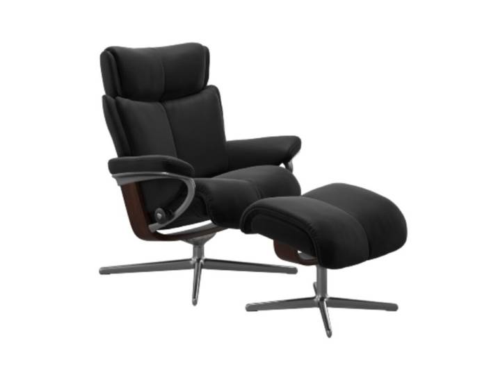 Stressless Magic M Cross Sessel wahlweise mit Hocker - Buche Hol
