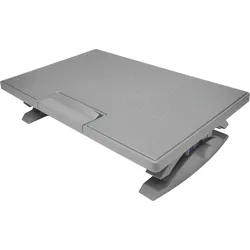 Kensington Fußstütze SmartFit SoleMate Pro ergonomisch verstellbar grau Packung mit 2 Stück