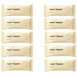 VILGAIN Energieriegel Flapjack Ahornsirup / Pekannüsse 60g | 10 Riege