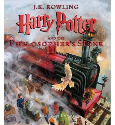 Harry Potter and the Philosopher's Stone Illustrated Edition (paperback) - by J. K. Rowling
