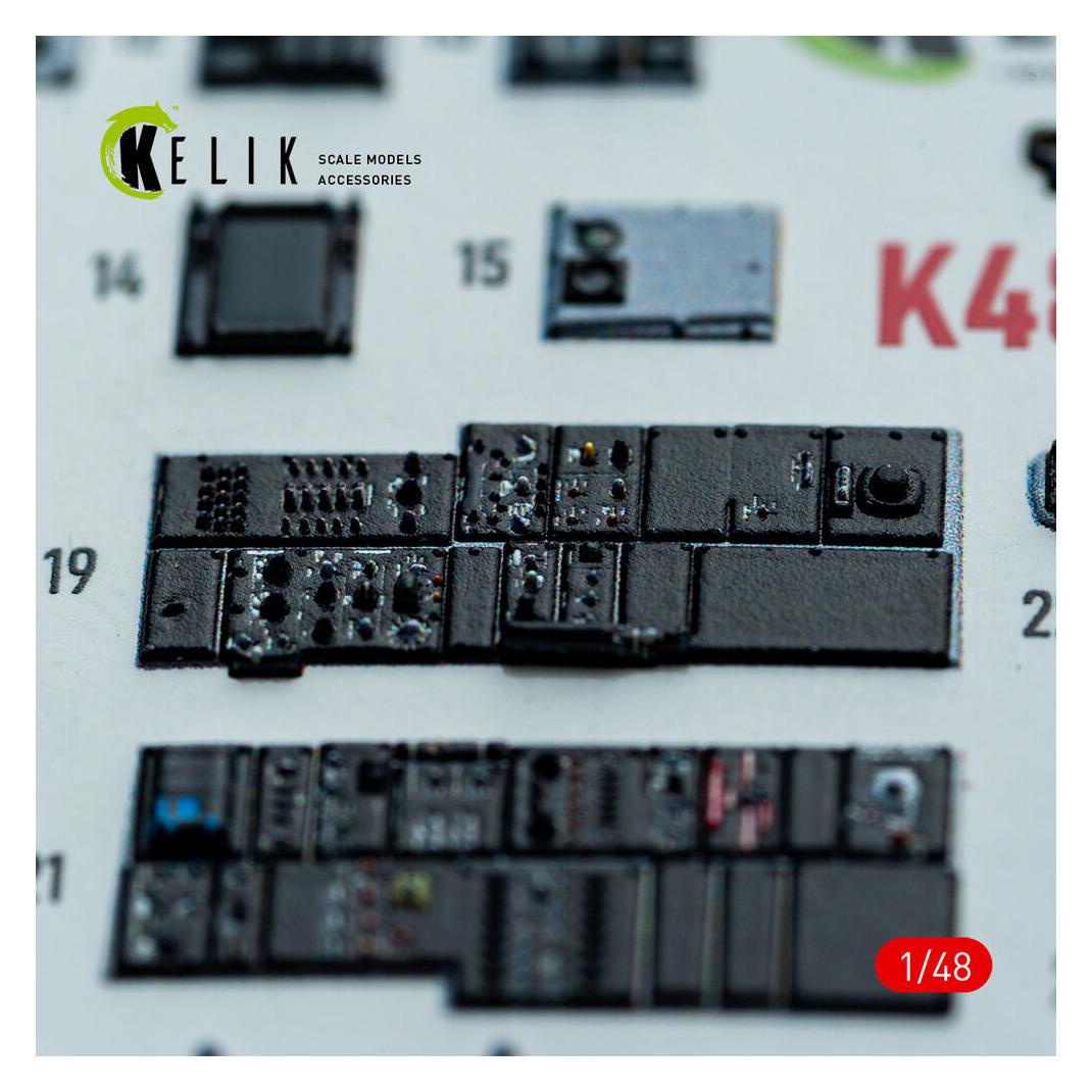 Kelik F-14A - interior 3D decals for Hasegawa kit (K48160)