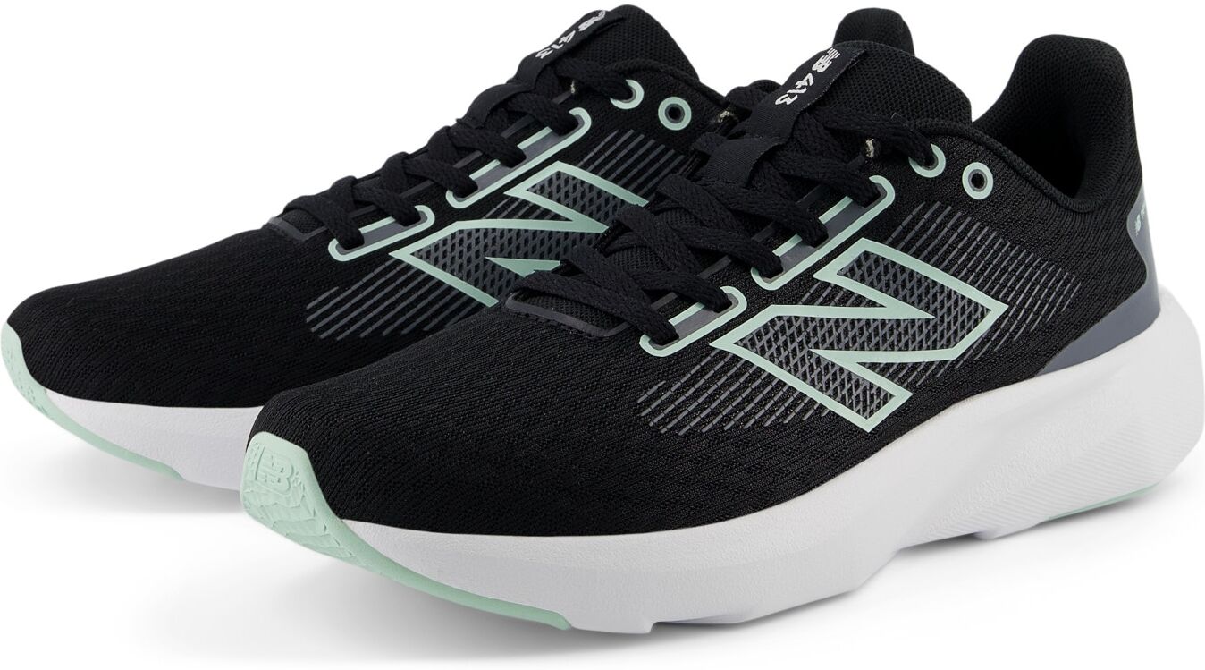 Laufschuh NEW BALANCE "413", Damen, Gr. 41, schwarz (schwarz, clay ash, castlerock), Synthetik, Schuhe Laufschuh schwarz, clay ash, castlerock 41