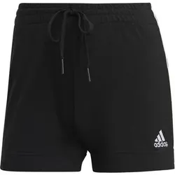ADIDAS Damen Shorts Damen Shorts Essentials Slim 3-Stripes, Größe XL in Schwarz Schwarz