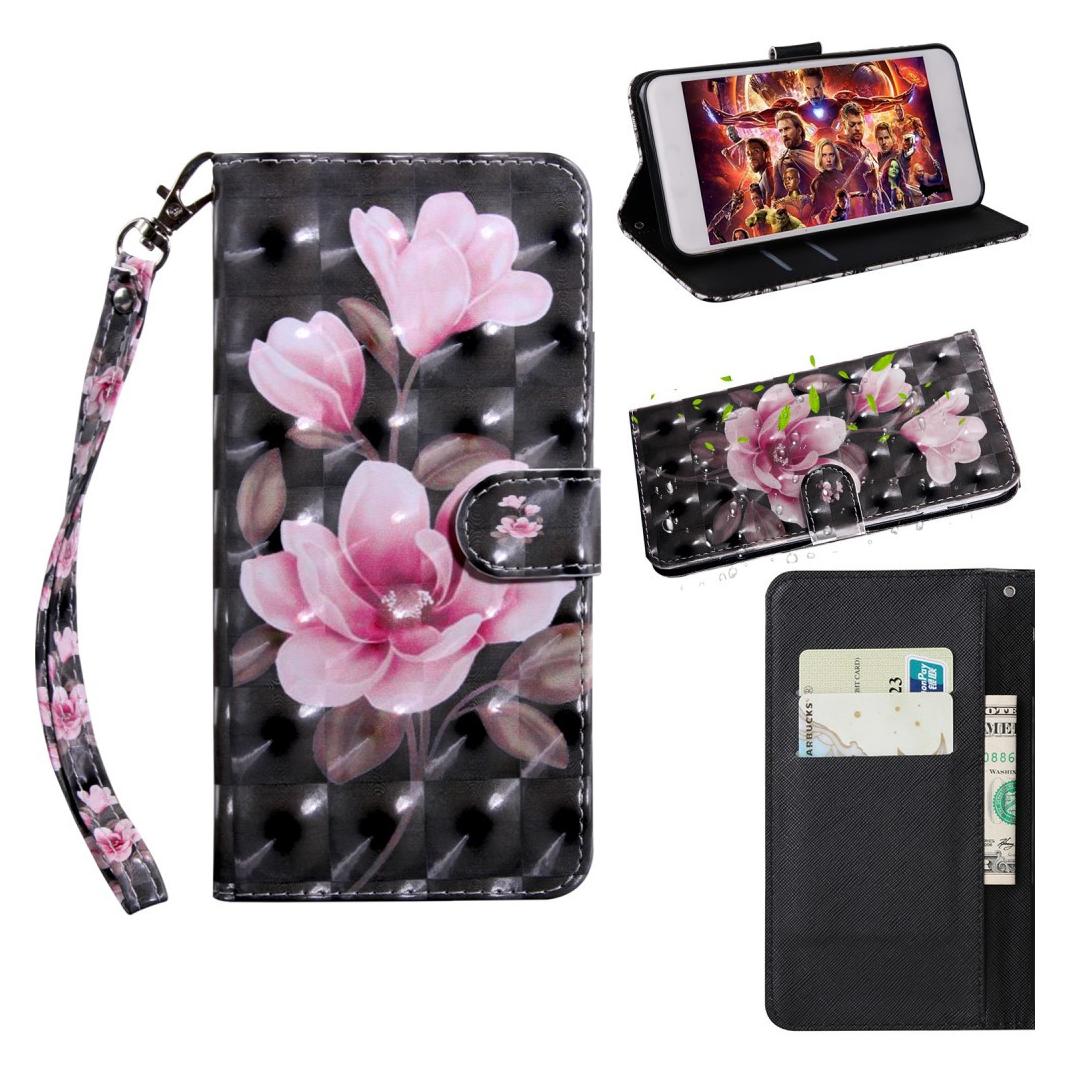 Cover-Discount iPhone SE / 8 / 7- Etui Ledertasche Lotus Glitzer Effekt (Apple iPhone 7, Apple iPhone 8) (101120878F)