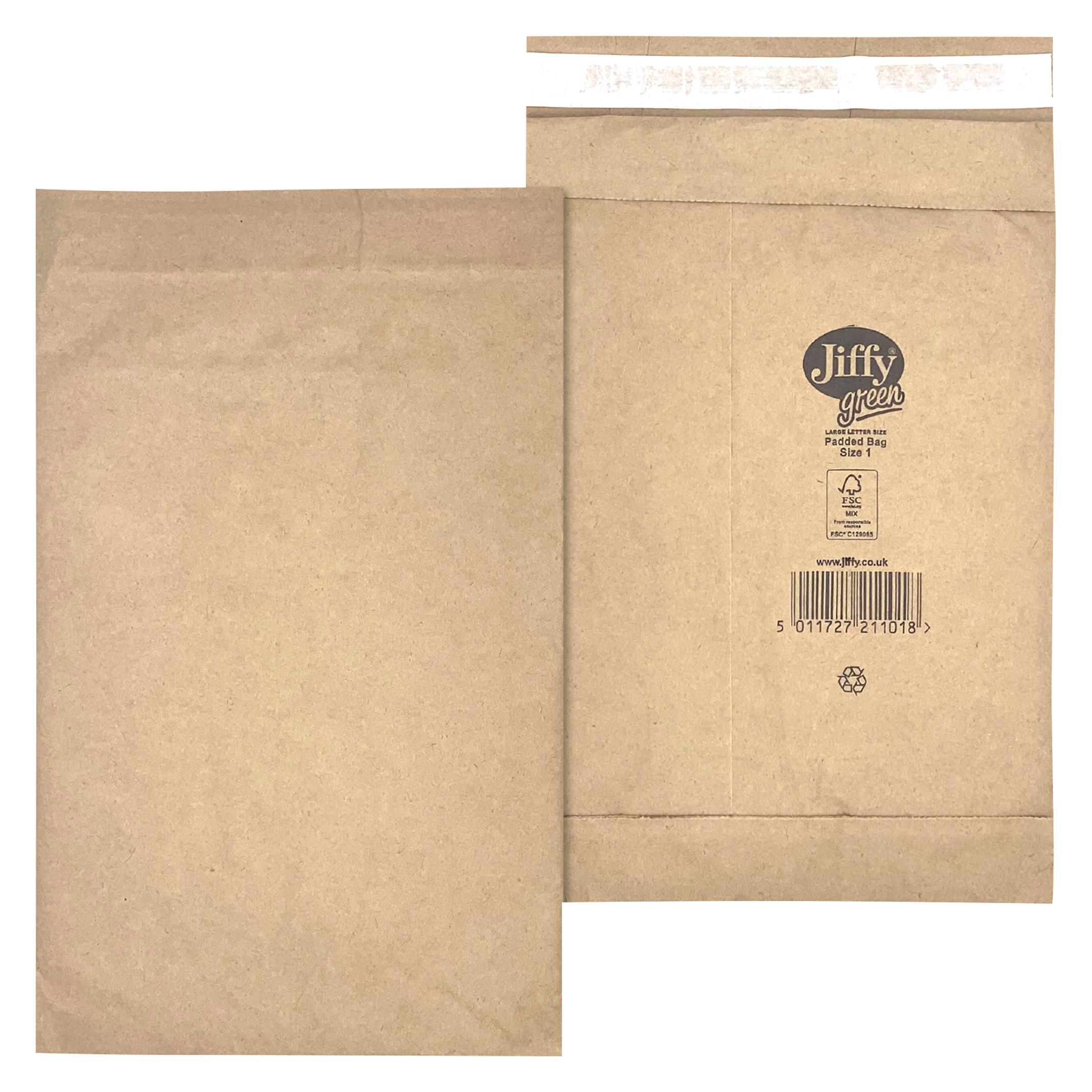 Vierling Papierpolsterversandtasche, Grösse: 1 (100 Stk.) (30001311)