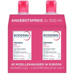 BIODERMA Sensibio H2O Mizellenwasser - Duopack 2X500 ml
