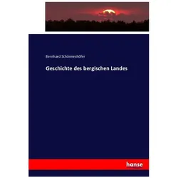 Geschichte des bergischen Landes, Fachbücher von Bernhard Schönneshöfer