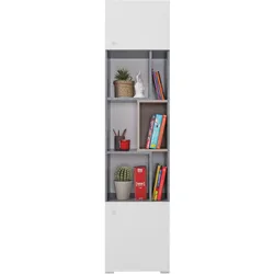 BÜCHERREGAL GALIA 45x40x190 cm, Regal Taupe