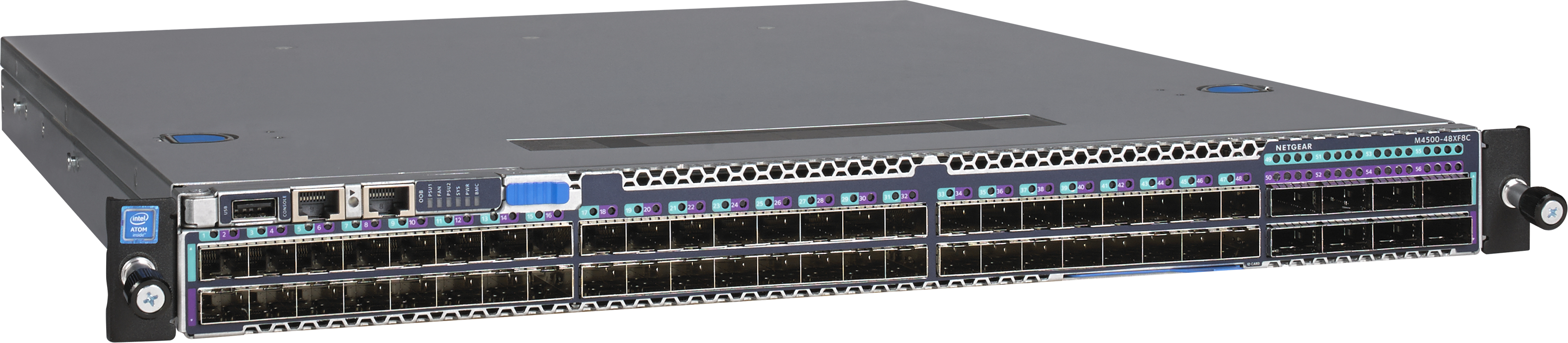 NETGEAR XSM4556, Managed, L2/L3/L4, Rack-Einbau, 1U