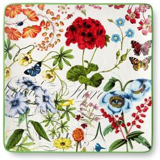 "Certified International Greenhouse Square Platter 12.5"""