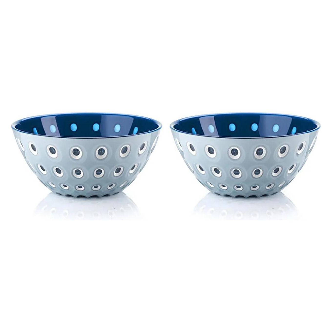 Guzzini 279412226 - Le Murrine Set 2 Schalen S Hellblau/Weiss/Blau (279412226)