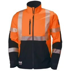 Warnschutz Softshelljacke 2in1 "ICU" - 4XL - orange/schwarz