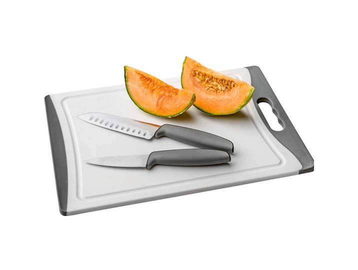 Messer-Set Basic Bistro schwarz Kunststoff/Stahl - Messer-Set