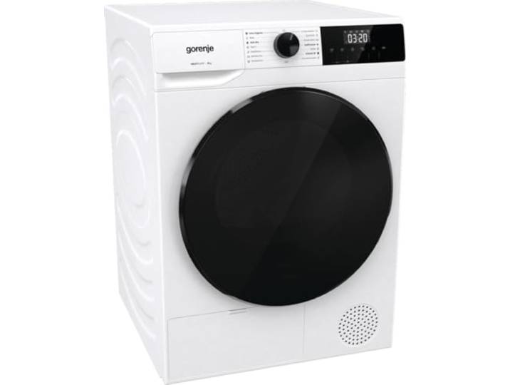 Gorenje DHNA92/DE 9kg Wärmepumpentrockner, 59,5 cm breit, 15 Programme, Knitterschutz, LED Display, Kindersicherung, Feuchtesensor, weiß