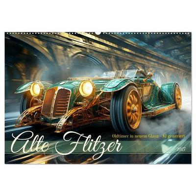 Alte Flitzer (Wandkalender 2027 DIN A2 quer), CALVENDO Monatskalender