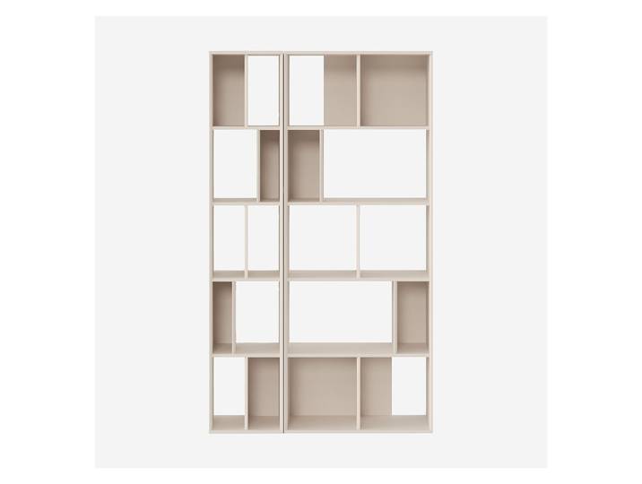 HABITAT - Ensemble de bibliothèques en bois 114 x 195 cm - Grège - Design by Hélèna Pille - Will
