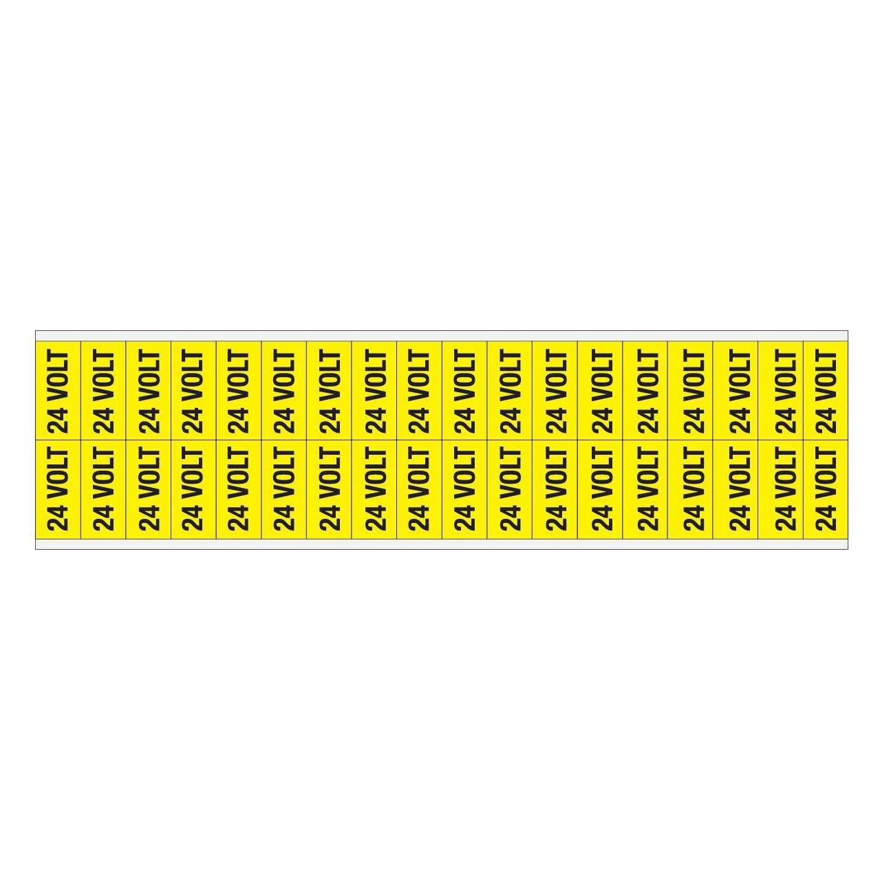 Brady Kennzeichnungen für Leitungen und Stromspannung, 24 Volt (VOLTAGE MARKERS CV 24 VOLT D)