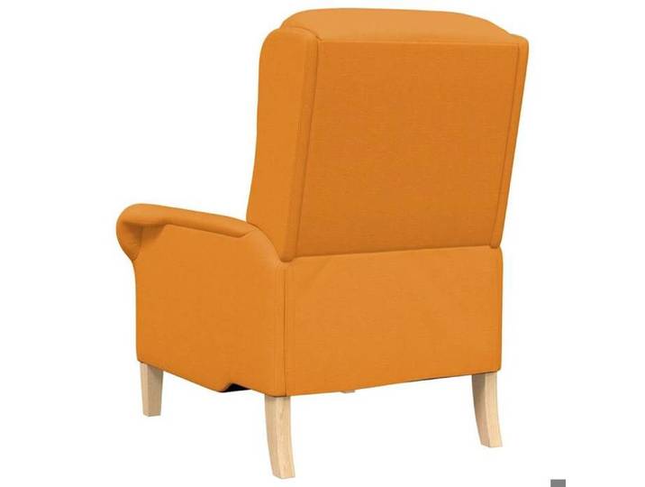 Jaune Fauteuil 1 personne Jaune foncé 76x94x102 cm - Fauteuil Simple - Tissu respirant - tissu 33414687
