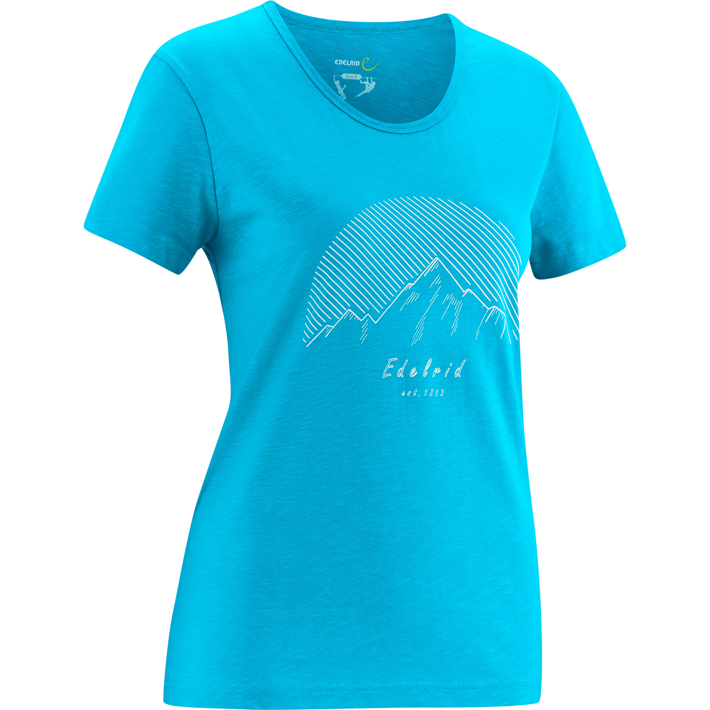 Edelrid Highball V Damen T-Shirts tuerkis Größe XL Bouldern | Sportklettern Hautfreundlich