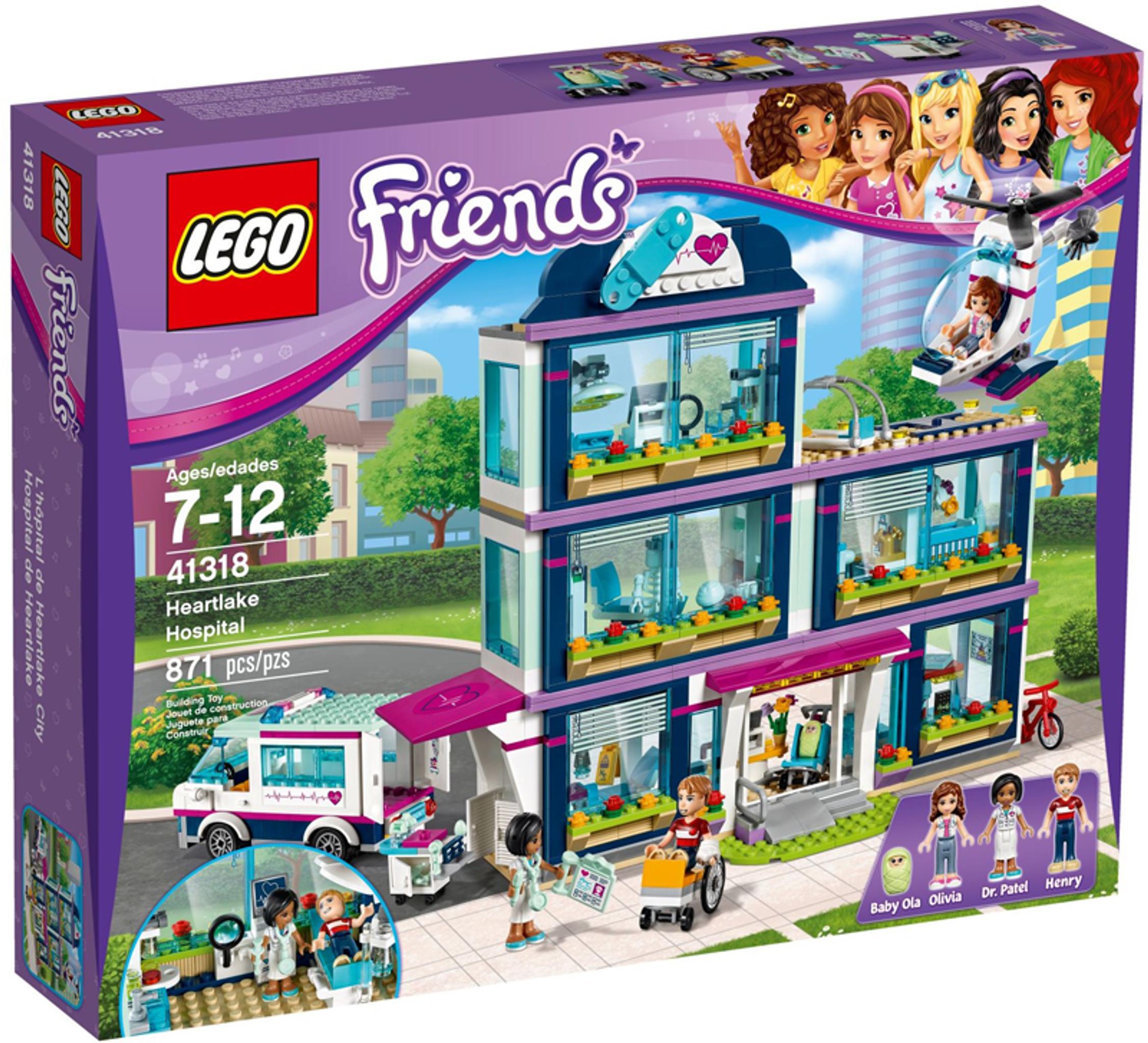 LEGO Friends Heartlake Krankenhaus - 41318, Bausatz, 7 Jahr(e), 871 Stück(e), 1,62 kg