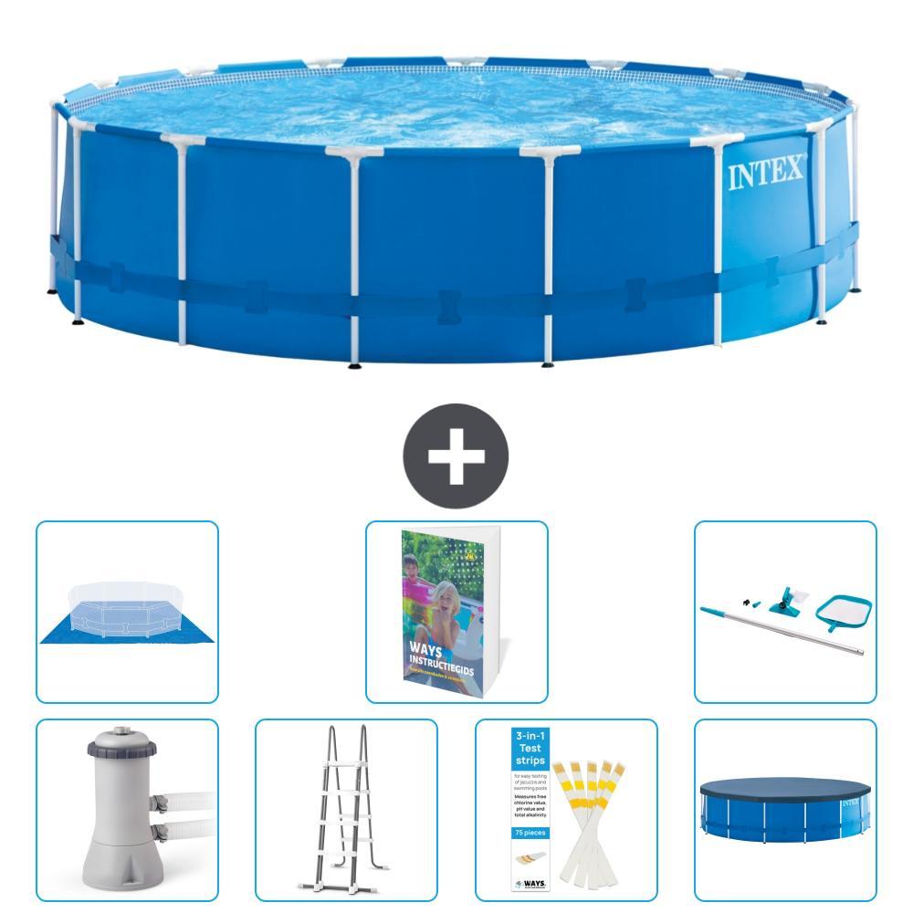 Frame Pool Rund - 457x122 cm - 6-teilig S573