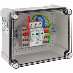 OBO 5088455 Generatoranschlusskasten 4 PV-String auf 1 WR-MPP 1000V DC lichtgrau RAL 7035 PVG- C1000K 400