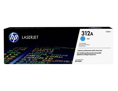 HP Toner 312A Original Cyan 2700 Seiten CF381A
