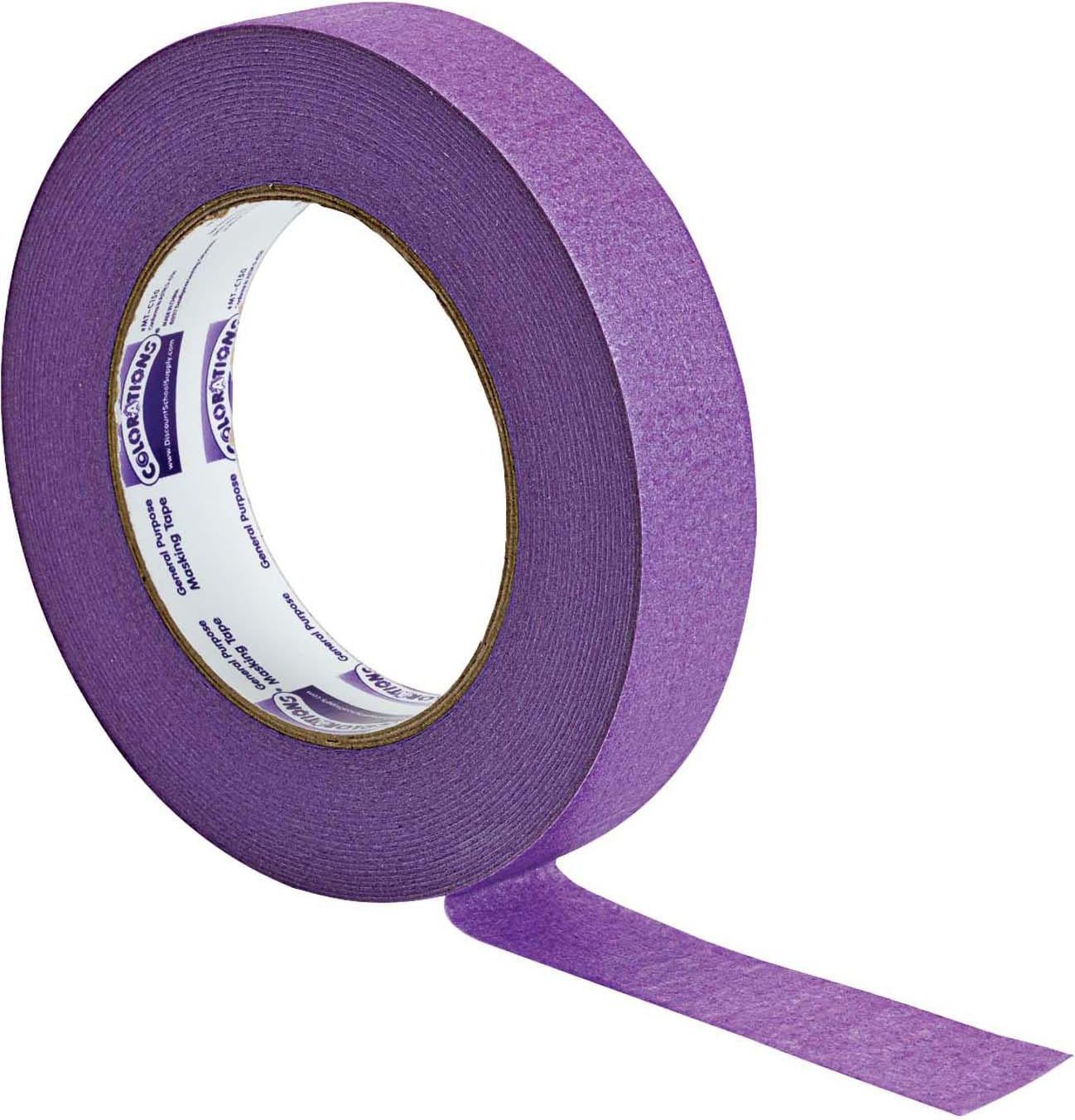 Colorations Afplaktape Lila, 2,5 cm