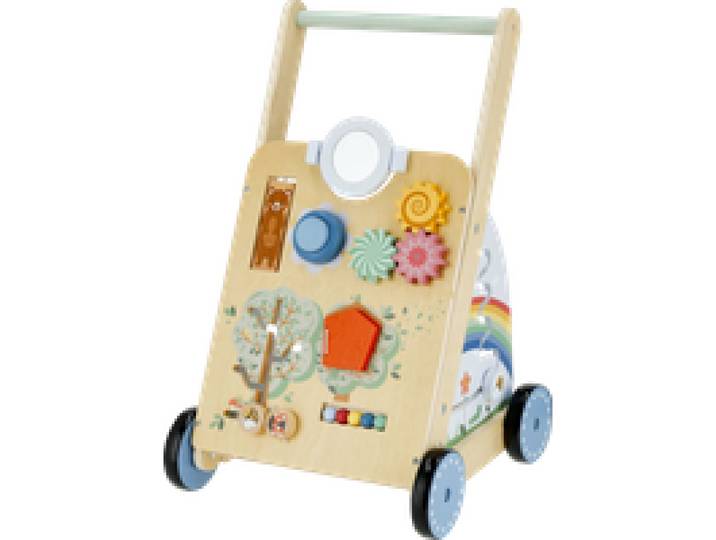 LUPILU® Chariot de marche ou Trotteur cuisine en bois