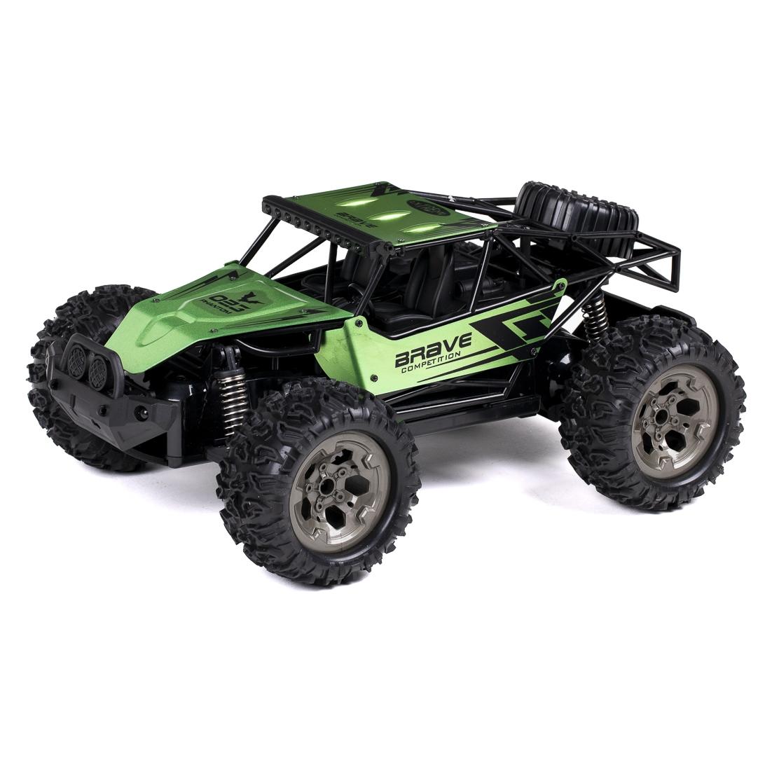 Tec-Toy Brave R/C 1:12, 2,4GHz, 7,4V 500mAh Li-Ion, green (471260)