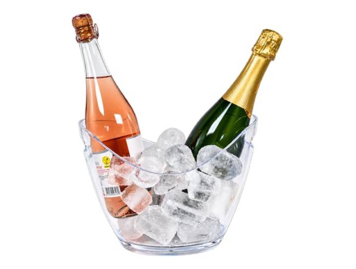 Vin Bouquet FIE 191 transparante champagnekoeler voor 2 flessen wijn cava champagne
