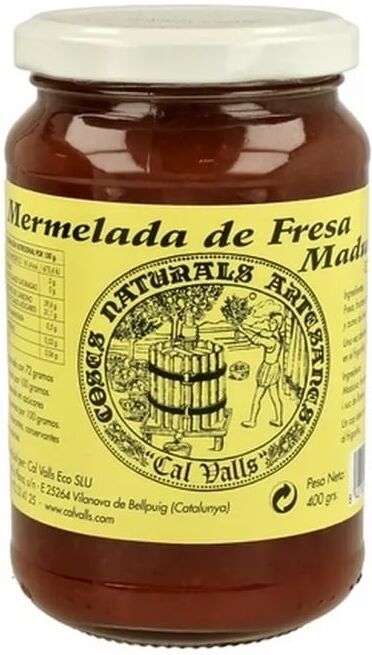 Cal Valls Geleia de Morango Sem Açúcar 400g