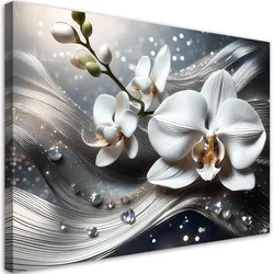 WANDBILD orchidee 3d abstraktion