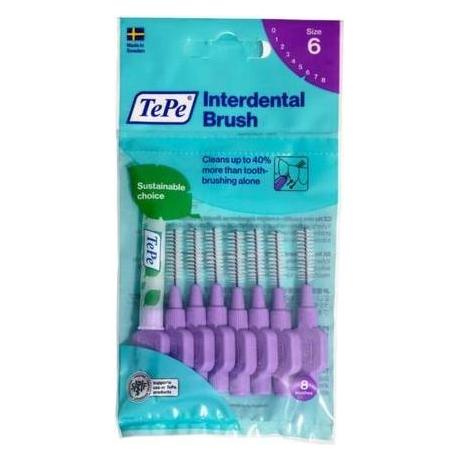TePe Original Interdental Brushes 1.1Mm Purple 8Pcs (8x, 1.10 mm) (7317400002194)