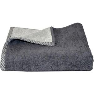 Dyckhoff Handtuch Golden Shades Rhomb, graphit-anthrazit, Duschtuch, aus 100% Baumwolle, 500 g/m², 70 x 140 cm