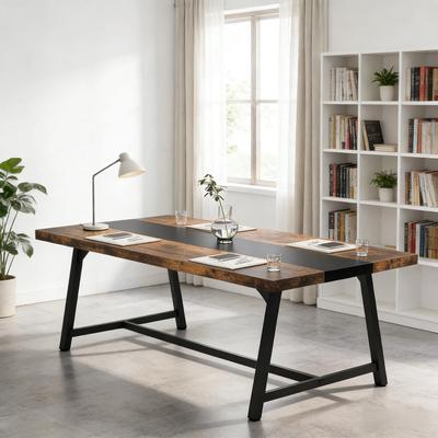 Industrial Style Meeting Table,Office Computer Desk,Conference Table