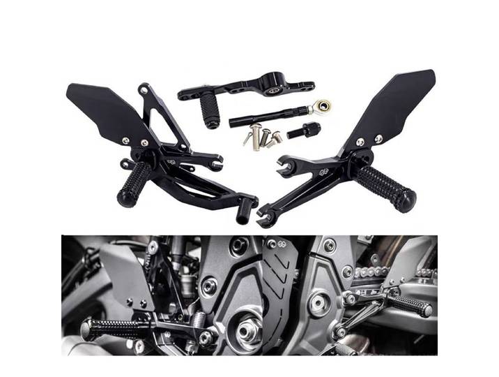 Repose-pieds arrière pour Yamaha YZF-R7 R7, ajusteur d'aile de talon, accessoires 2021 2022 2023 2024