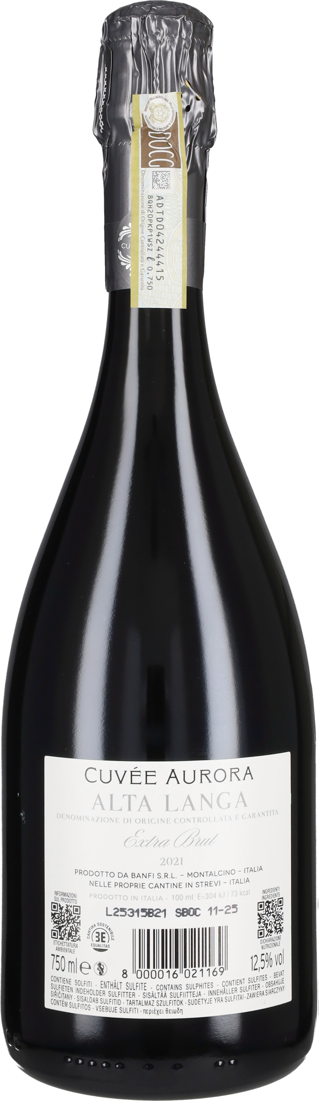 Alta Langa Extra Brut 'Cuvée Aurora' Banfi 2021