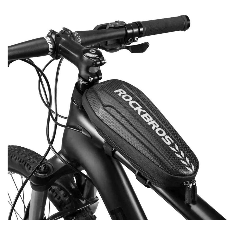 Rockbros B62 bicycle bag for handlebar or frame 2 l - black (2 l, Lenkertasche, Rahmentasche) (Rockbros-B62)